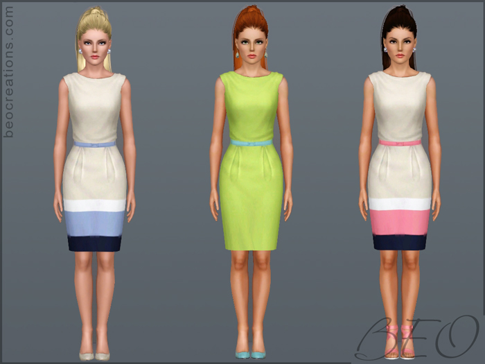 Dress city girl for Sims 3 by BEO